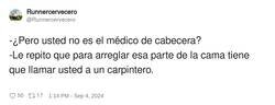 Enlace a Médico de cabecera, por @Runnercervecero