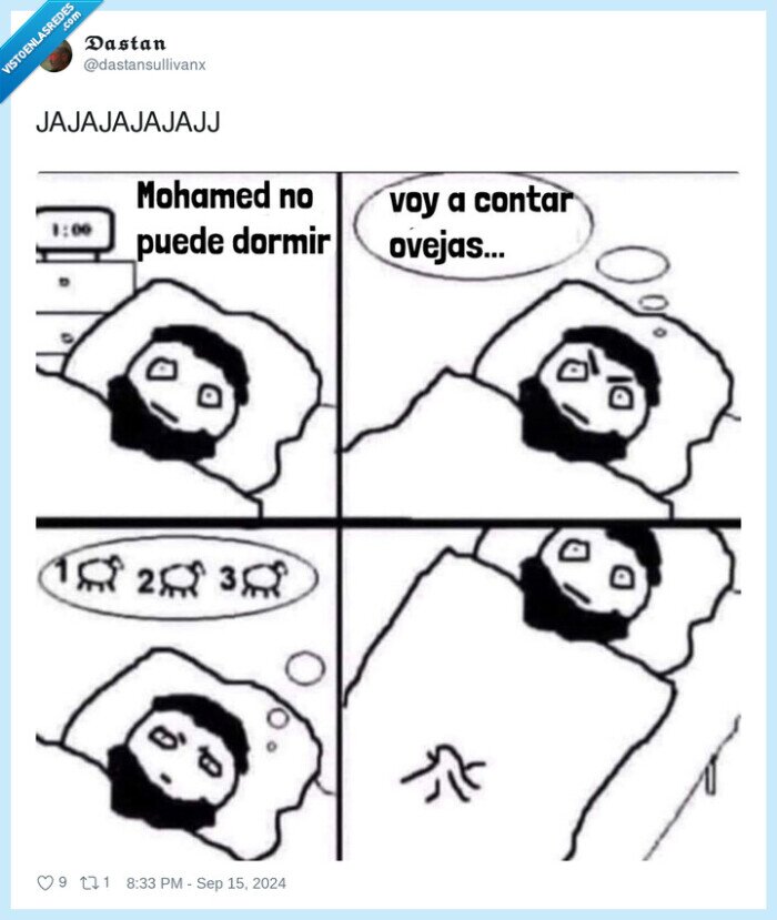 contar,ovejitas,cama,empalme