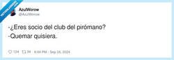 Enlace a Quemar quisiera, por @AzulWorow