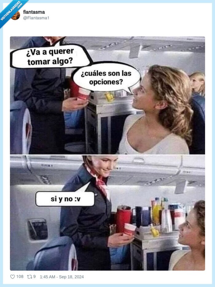 tomar algo,opciones,si,no