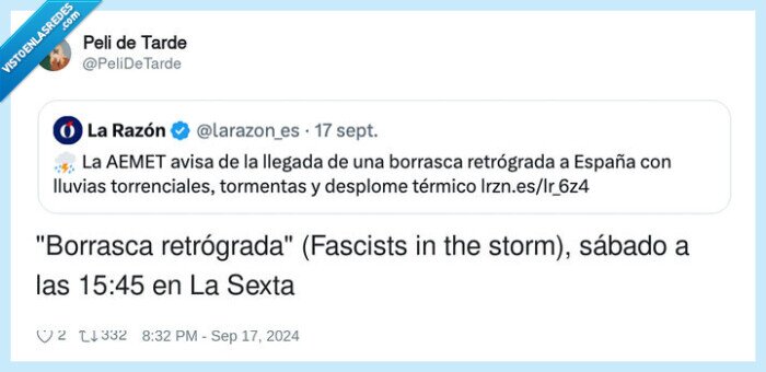 retrógrada,fascists,borrasca,storm,sábado,sexta