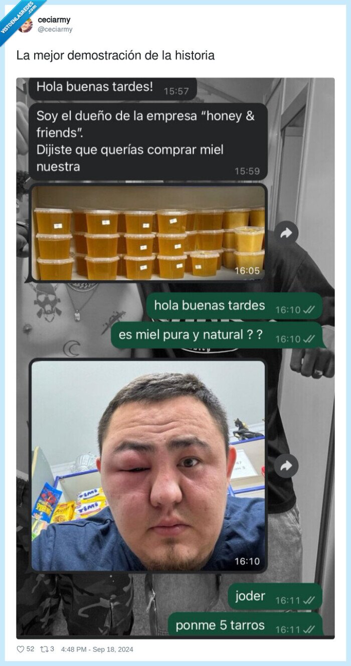 demostración,historia,miel,natural,picada