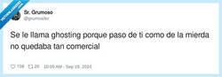 Enlace a Definición de ghosting, por @grumositor