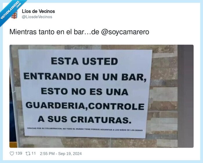 cartel,bar,guarderia,niños