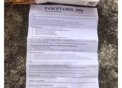 Enlace a Me parto con las instrucciones de este medicamento de pancetamol