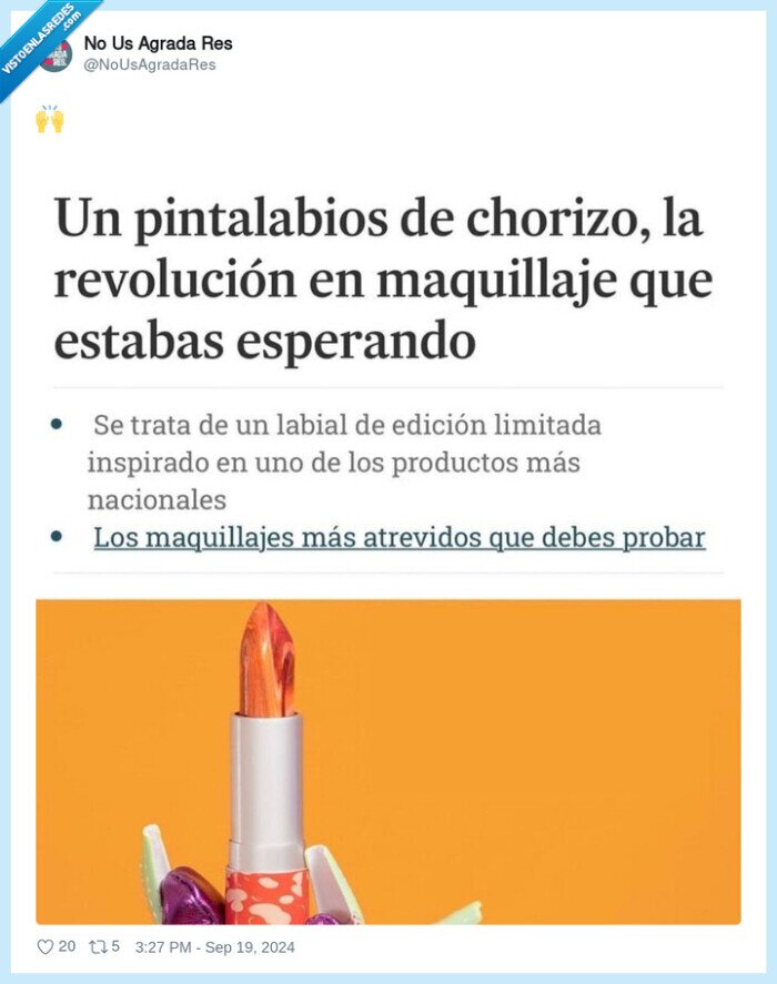 chorizo,pintalabios,sabor