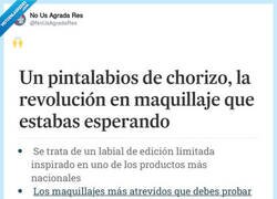 Enlace a Imagina darle un beso a una chica con este pintalabios, por @NoUsAgradaRes