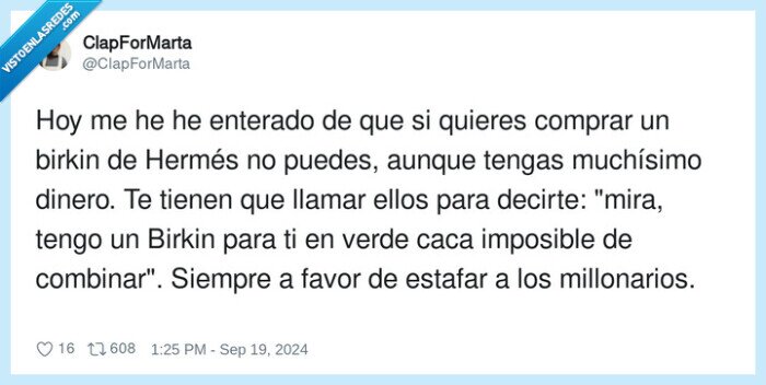 millonarios,imposible,comprar,hermes,birkin
