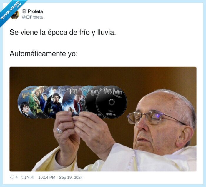 harry potter,colección,época,lluvia,frío