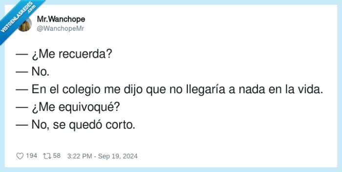 equivocarse,llegar,recuerda,colegio,corto