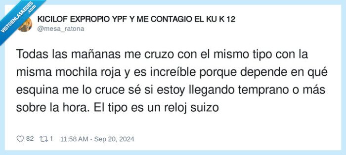 increíble,mañanas,temprano,señor,reloj suizo,mochila