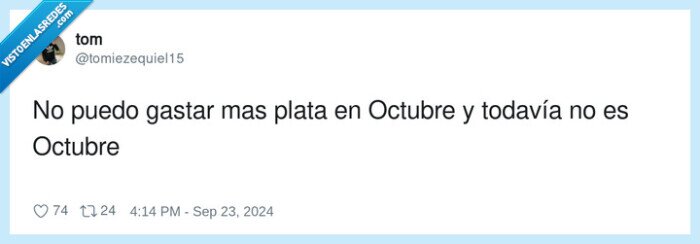 gastar,dinero,octubre