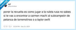 Enlace a Es su gran baza, por @lacrimetue