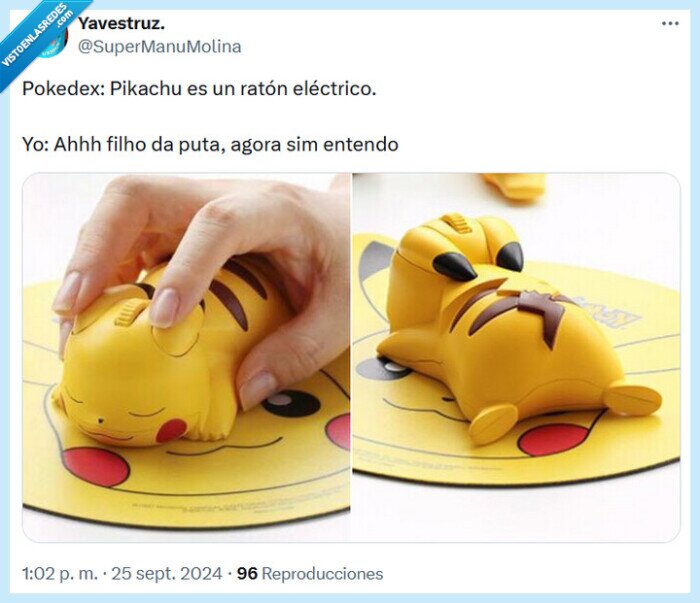 ratón,pikachu,eléctrico