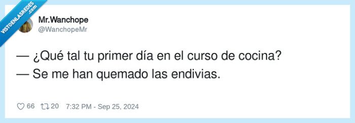 endivias,quemado,cocina,curso