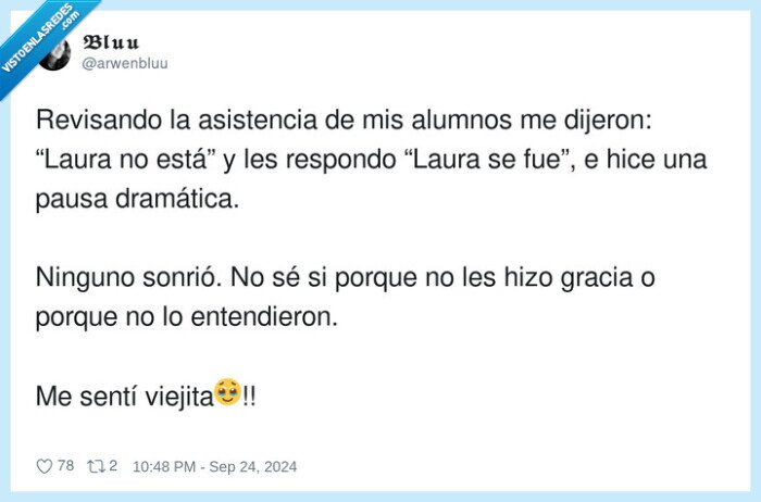 vieja,asistencia,dramática,viejos,jovenes,laura no esta,nek