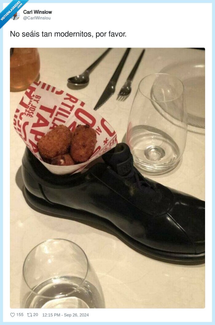 moderno,zapato,croquetas,restaurante