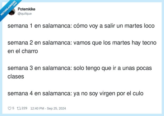 salamanca,semana,martes,clases