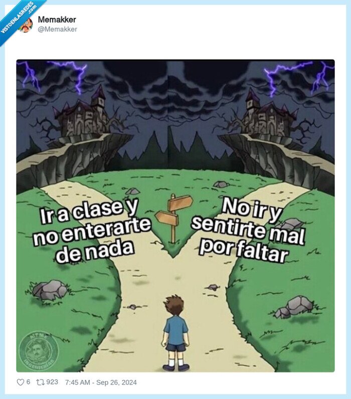 clase,ir,escoger,faltar