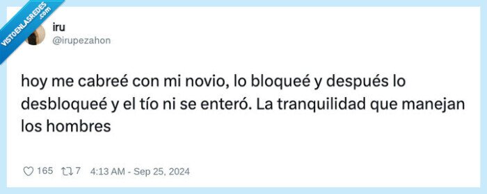 tranquilidad,desbloquear,bloquear,novio