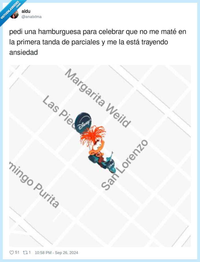 hamburguesa,celebrar,ansiedad,glovo,reparto,disney+