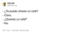 Enlace a No es lo mismo ofrecer quedar, por @ElFalloning