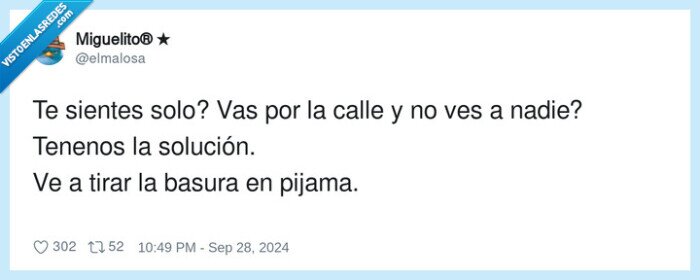 solución,basura,pijama,calle