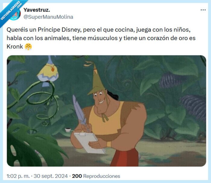 kronk,disney,príncipe