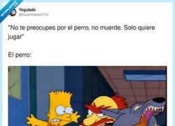 Enlace a No muerde hasta que muerde, por @Supertramp9713