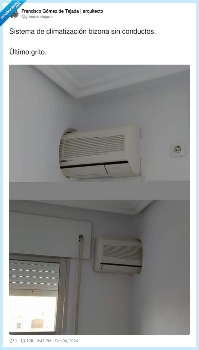 climatización,conductos,sistema,bizona