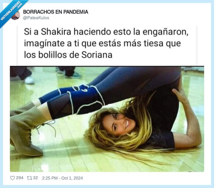 shakira,elastica,engañar