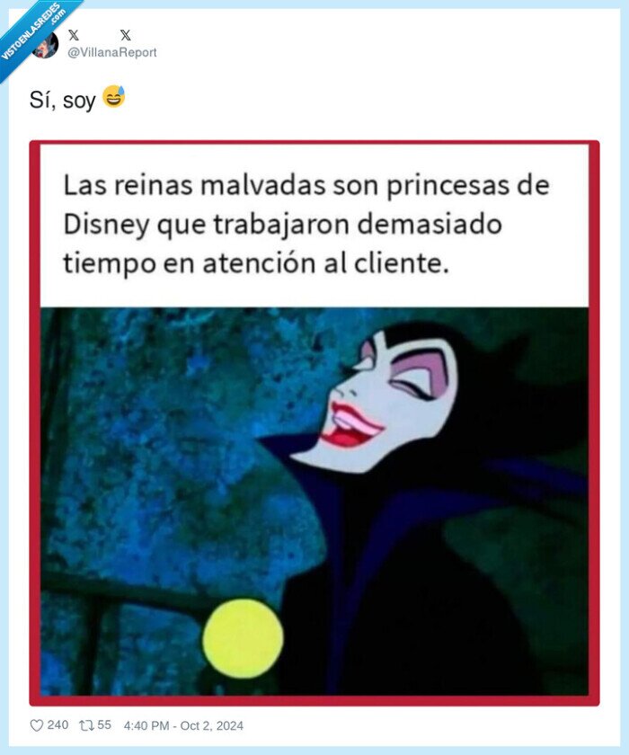 trabajar,atencion al cliente,mala leche,malefica
