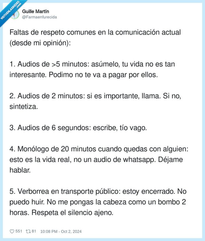 comunicación,importante,faltas de respeto,audios,educación