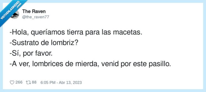 lombrices,sustrato,pasillo,mierda,macetas