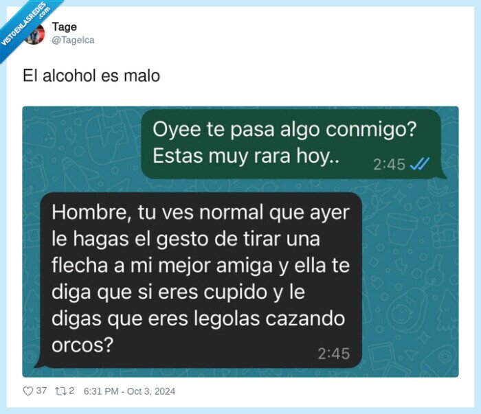 alcohol,malo,orcos,cazar,tonto