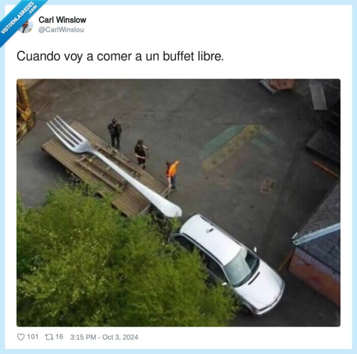 buffet libre,tenedor,gigante