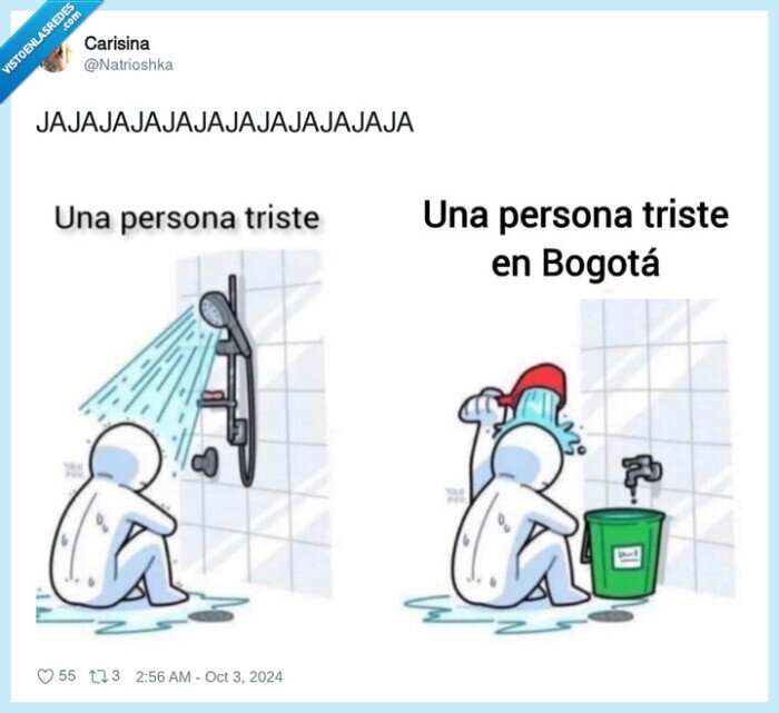 persona,triste,bogota,ducha