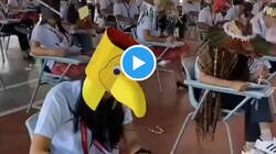 Enlace a En Filipinas, cada año se pide a los estudiantes que se fabriquen cascos que les hagan imposible hacer trampa copiando a sus compañeros