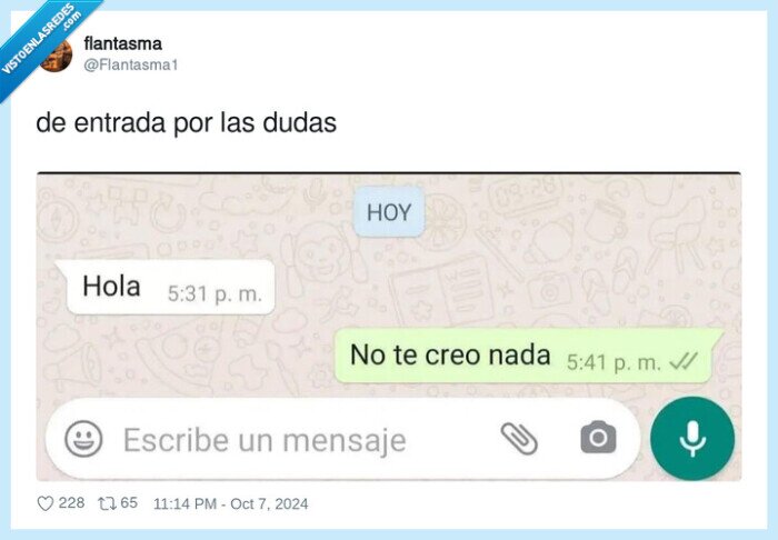 creer,nada,hola,saludar