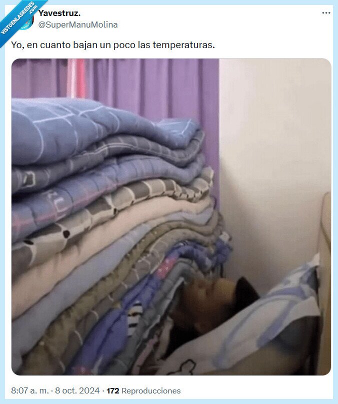 bajar,temperaturas,dormir,taparse