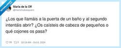 Enlace a Es un acto reflejo, relájate, por @menchubasquero