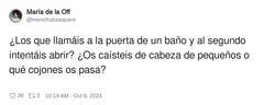 Enlace a Es un acto reflejo, relájate, por @menchubasquero