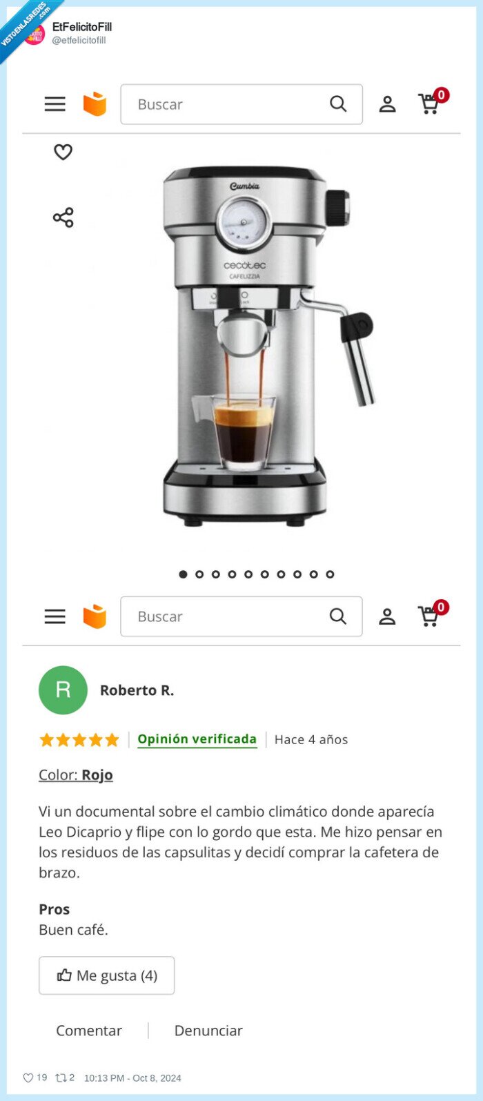 reseña,documental,cafetera