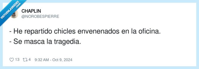 envenenados,repartido,tragedia,chicles,oficina,masca