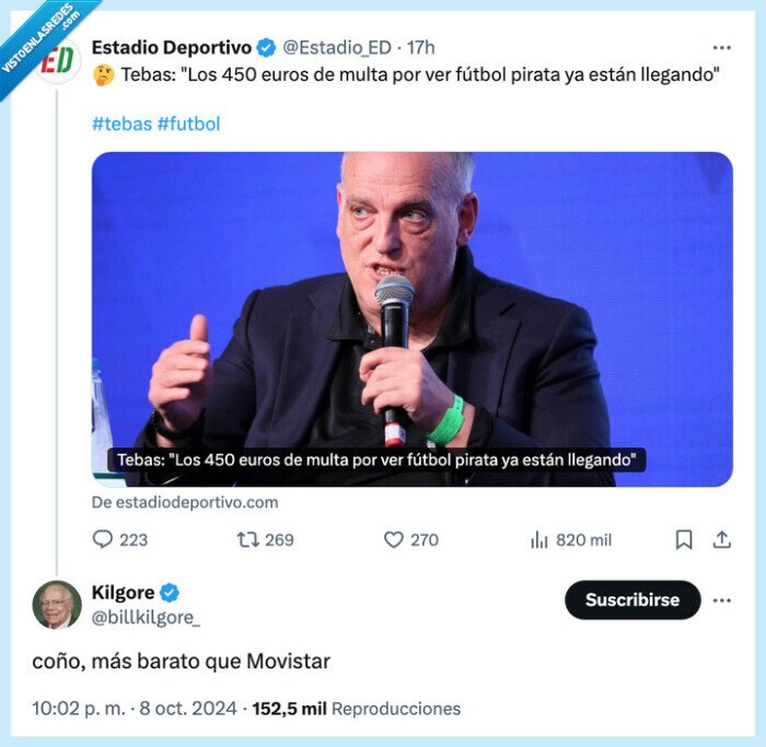 movistar,multa,barato,futbol,iptv,tebas