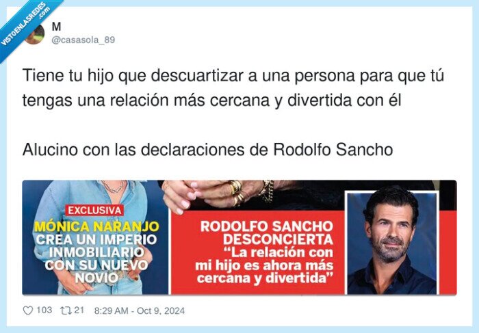 declaraciones,descuartizar,relación,divertida,cercana,rodolfo