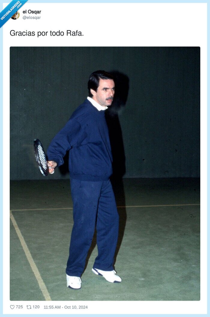 rafa nadal,aznar,retirada