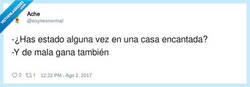 Enlace a En una casa encantada, por @soyneonormal