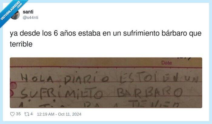sufrimiento,bárbaro,terrible,niño,libreta
