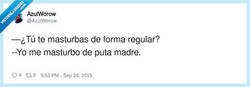 Enlace a De forma regular, por @AzulWorow